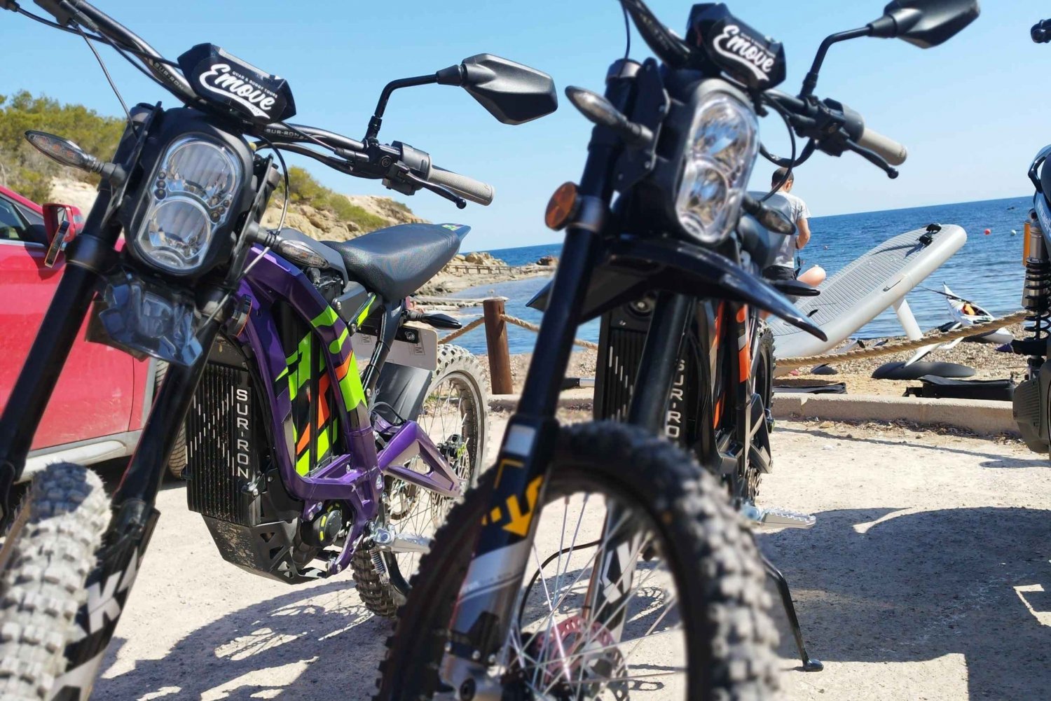 Ibiza: Wycieczka motocyklem elektrycznym po Santa Eulalia