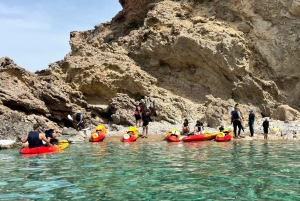 Ibiza: Meereshöhlentour mit geführtem Kajakfahren und Schnorcheln
