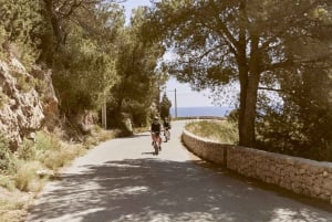 Ibiza: Uthyrning av elcykel med hjälm