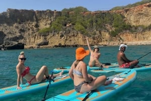 Ibiza: Självguidad SUP-tur i det marina naturreservatet