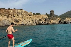 Ibiza: Självguidad SUP-tur i det marina naturreservatet