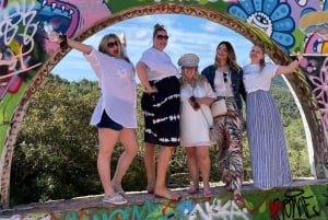 イビサ島の乗合いサファリツアー：隠れたビーチ、洞窟、シュノーケリングをお楽しみください