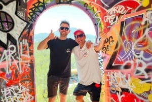 イビサ島の乗合いサファリツアー：隠れたビーチ、洞窟、シュノーケリングをお楽しみください