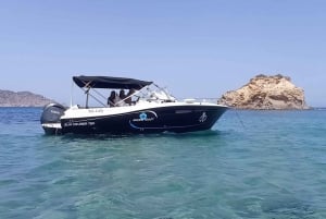 Ibiza: short tour 'north of the island' from the sea by private boat