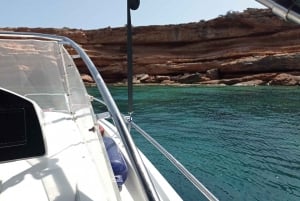 Ibiza: short tour 'north of the island' from the sea by private boat