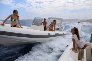 Ibiza: Schnellboot-Ausflug zum Atlantis & Es Vedra +Schnorcheln