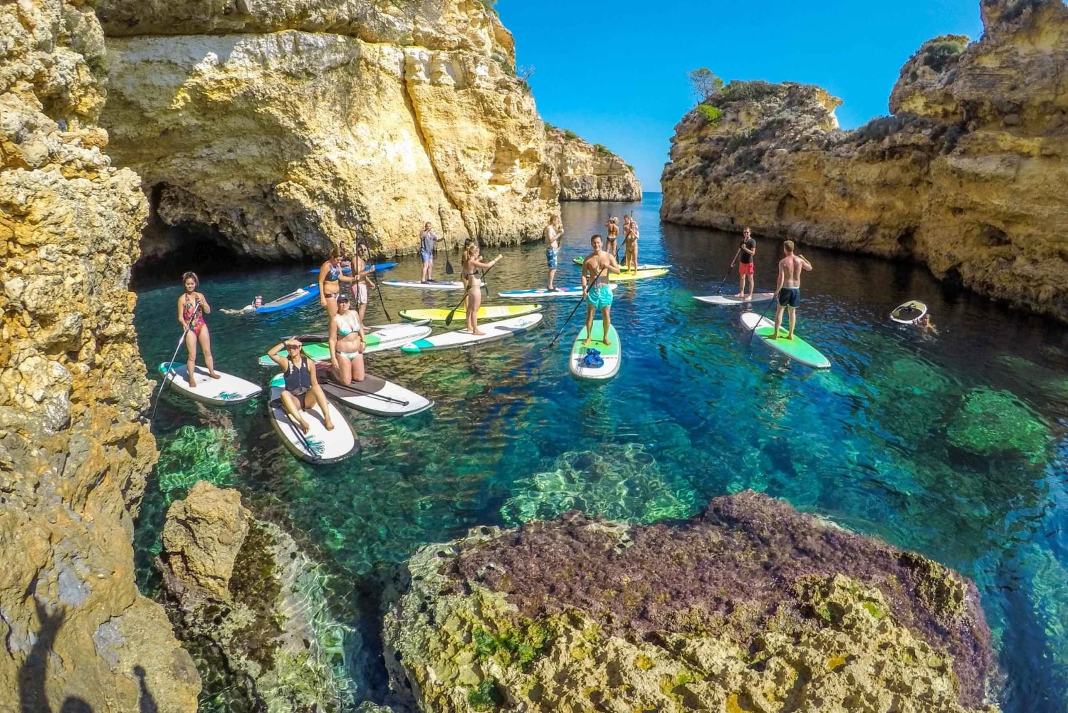 Ibiza: Stand-Up Paddle Boarding Trip to Secret Caves