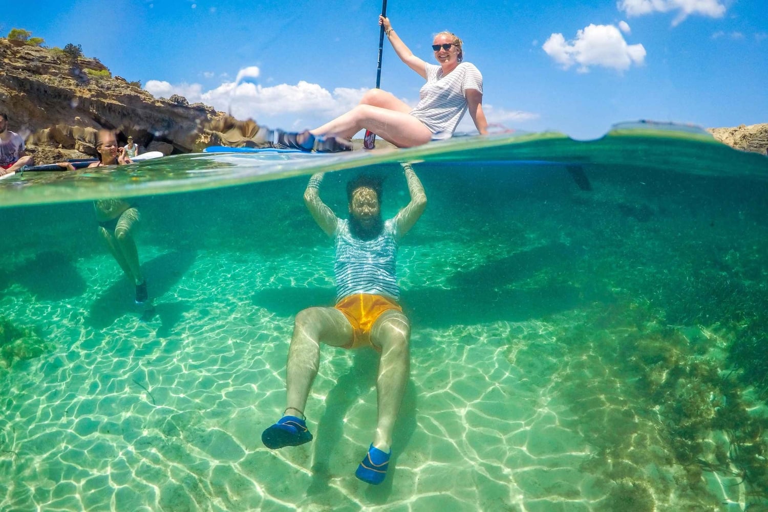 Ibiza: Stand-Up Paddle Boarding Trip to Secret Caves