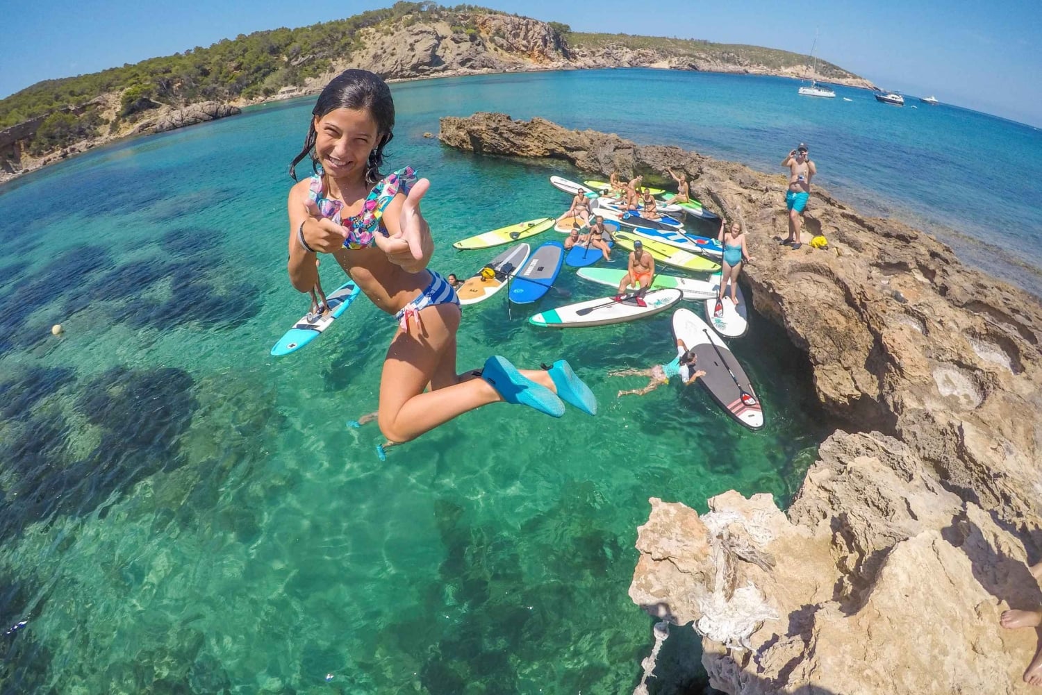 Ibiza: Stand-Up Paddle Boarding Trip to Secret Caves