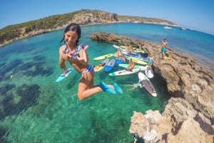 Ibiza: Viagem de Stand-Up Paddle Boarding para Cavernas Secretas