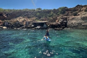 Ibiza: Stand up paddle surf Guidet tur i havets grotter