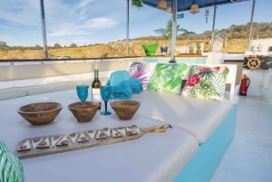 Ibiza: rejs wycieczkowy o zachodzie słońca z sportami wodnymi, otwartym barem i tapas
