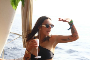 Ibiza: rejs wycieczkowy o zachodzie słońca z sportami wodnymi, otwartym barem i tapas