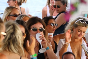 Ibiza: rejs wycieczkowy o zachodzie słońca z sportami wodnymi, otwartym barem i tapas
