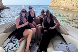 Tramonto a Ibiza in barca privata per un massimo di 7 persone