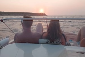 Ibiza: 'sunset' tour from the sea in a private boat