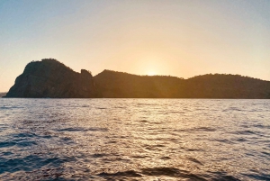 Ibiza: 'sunset' tour from the sea in a private boat