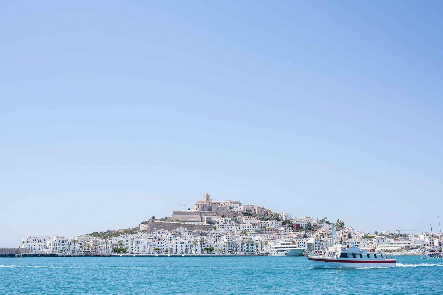Ibiza Town: Ferry from Santa Eulalia, Es Canar & Cala Llonga