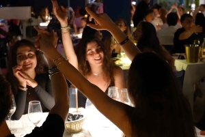 Ibiza Town: Rigatoni Dinner Show with 3-Course Meal & Wine