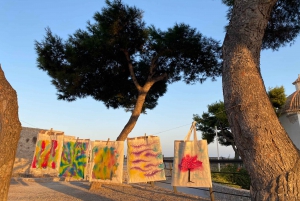 Ibiza: Walking Tour of Dalt Vila with Art Workshop