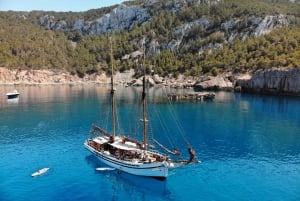 Ibiza Wooden Sail Boat Trip to Formentera