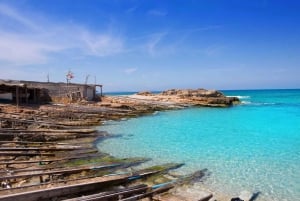 Depuis Playa d'en Bossa/Figueretes : aller-retour en ferry à Formentera