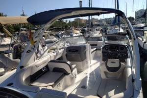 Ibiza : tour privé en bateau avec visite de plusieurs plages et plongée avec tuba