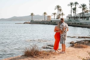 Sessão fotográfica privada de férias com fotógrafo em Ibiza