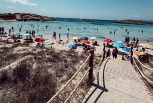 San Antonio: Es Vedrà, Formentera-tur med mad og drikke