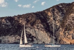 San Antonio: Es Vedrà, Formentera-tur med mad og drikke