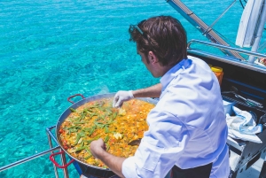 San Antonio: Formentera & Es Vedrà Day Boat Tour with Meals