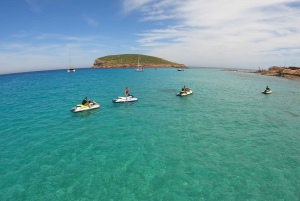 San Antonio: Jetski-tur til Cala Comte