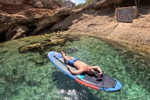 SANT ANTONI: ALL INCLUDED PADDLE SURF&SNORKEL TOUR BOAT