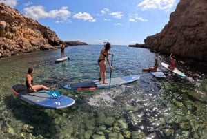 SANT ANTONI: ALL INCLUDED PADDLE SURF&SNORKEL TOUR BOAT