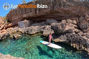 SANT ANTONI: ALL INCLUDED PADDLE SURF&SNORKEL TOUR BOAT