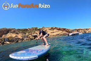 SANT ANTONI: ALL INCLUDED PADDLE SURF&SNORKEL TOUR BOAT