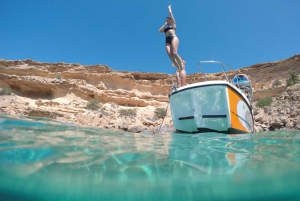 Ibiza: Båttur med SUP och snorkling