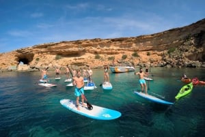 Ibiza: Båttur med SUP og snorkling
