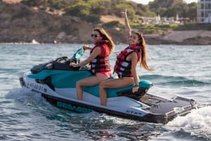 Santa Eulalia: Wycieczka na skuterach wodnych z opcjonalnym poszukiwaniem delfinów