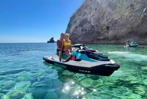 Santa Eulalia : Excursion en jet ski avec recherche de dauphins en option