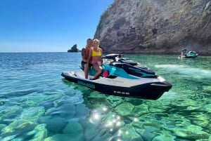 Santa Eulalia: Jetskidtur med valfri delfinsökning