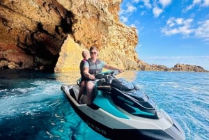 Santa Eulalia: Jetskidtur med valfri delfinsökning