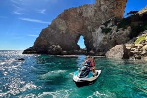 Santa Eulalia: Jetskidtur med valfri delfinsökning