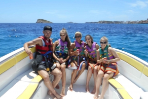 Santa Eulària des Riu: Parasailing Boat Cruise with Drinks
