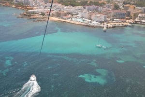 Santa Eulària des Riu: Parasailing Boat Cruise with Drinks