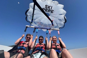 Santa Eulària des Riu: Parasailing Boat Cruise with Drinks