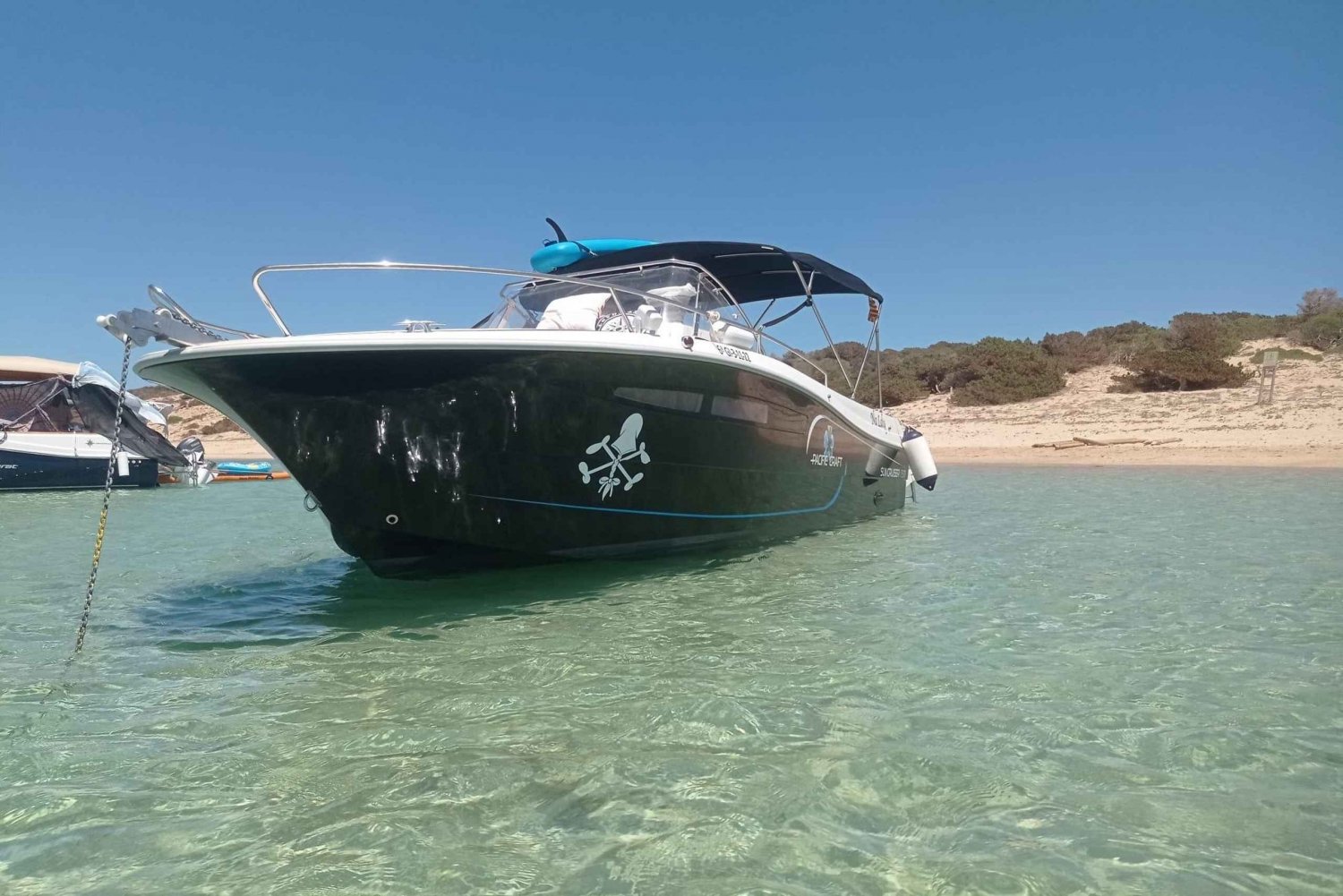 Circuit : 'Ibiza-Formentera' depuis la mer en bateau privé