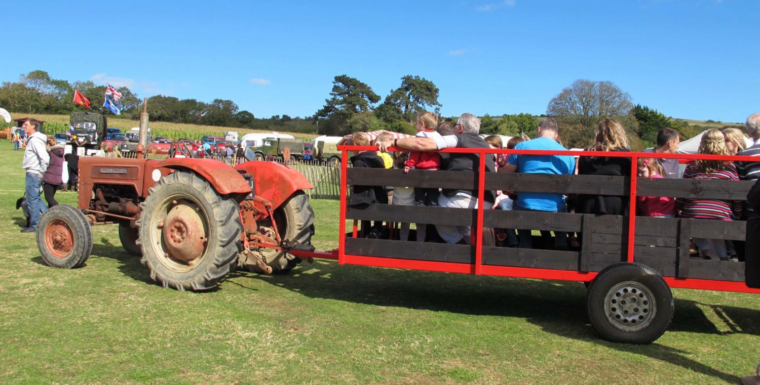 Tractor rides - IOW Sweetcorn Fayre