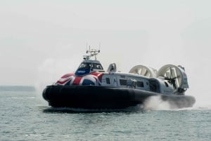 Portsmouth: Hovercraft-flyg till Isle of Wight