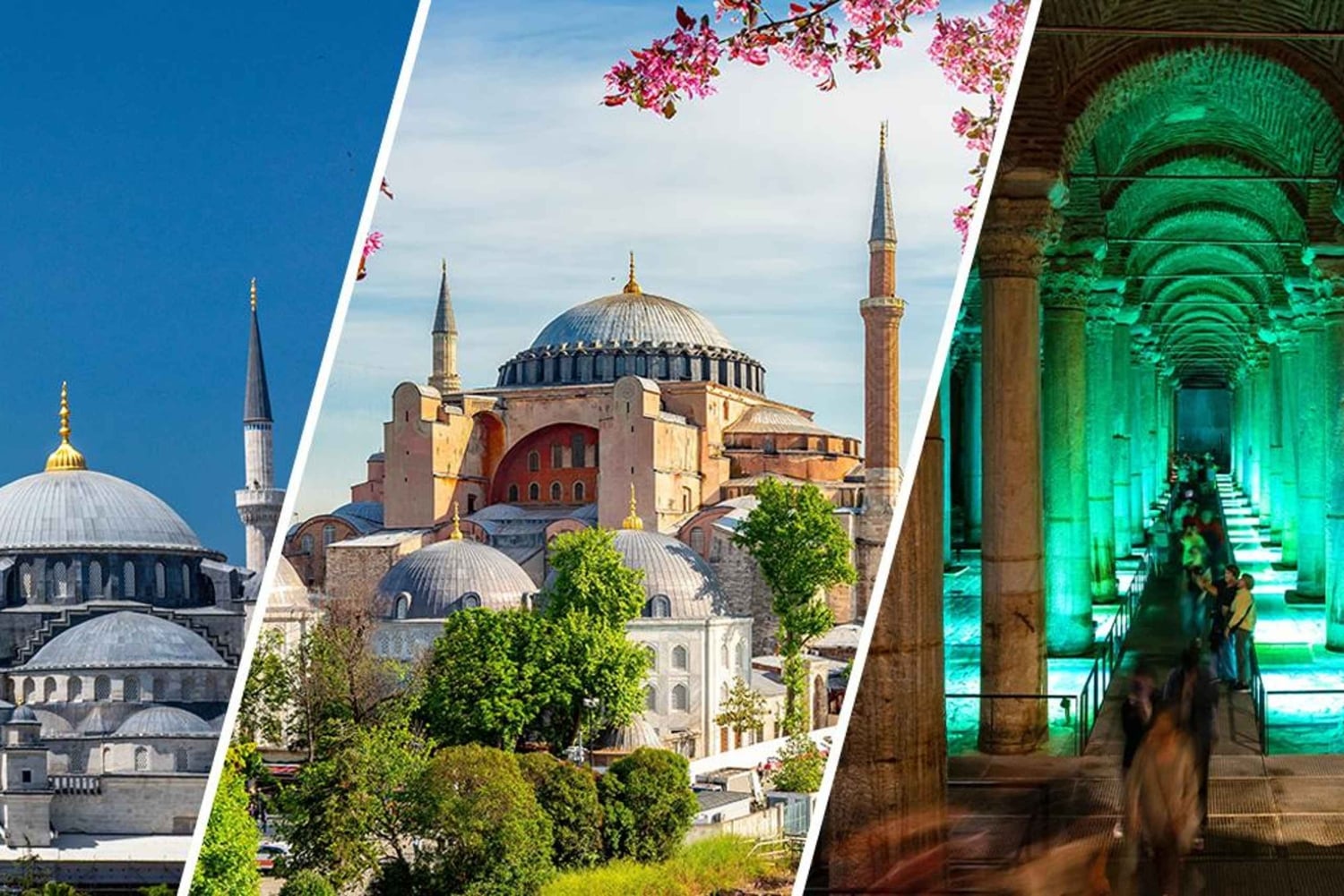 Basilica Cistern, Hagia Sophia, Blue Mosque Tickets & Audios